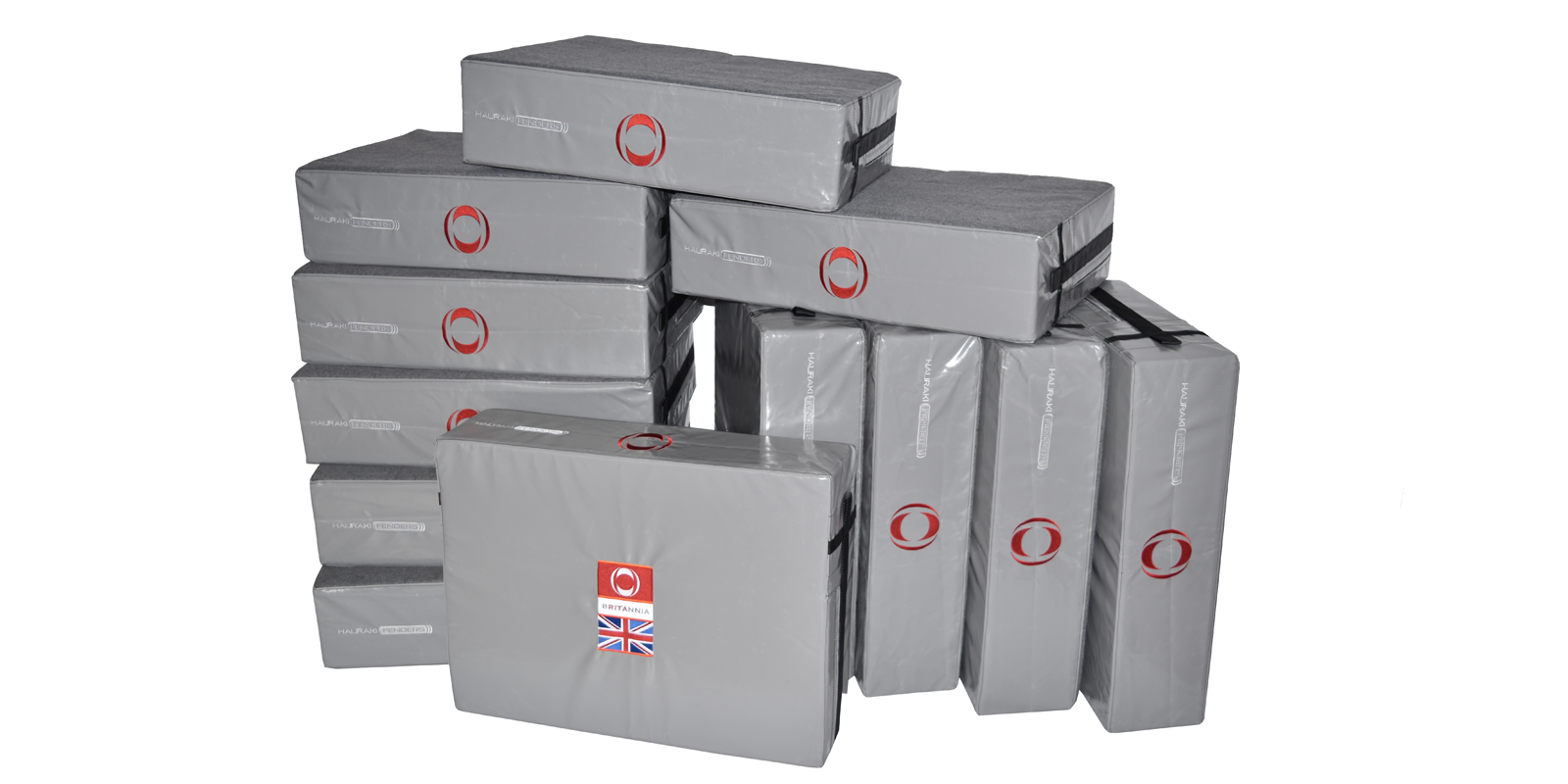 Americas Cup INEOS Team UK solid foam hurricane fenders from Hauraki Fenders