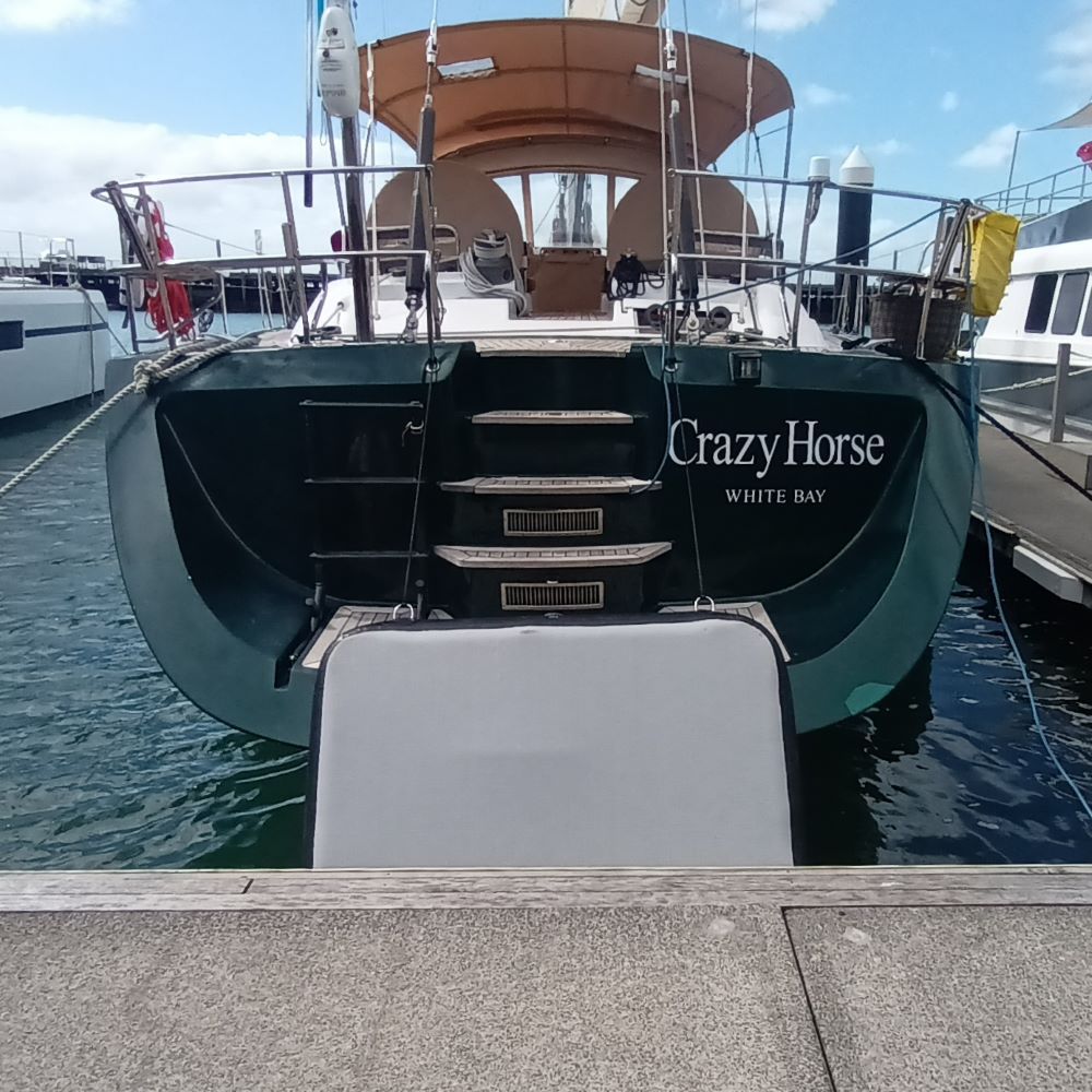 Hauraki Rectangle Inflatable Fender - light grey and black rectangle inflatable boat fenders using drop stitch technology