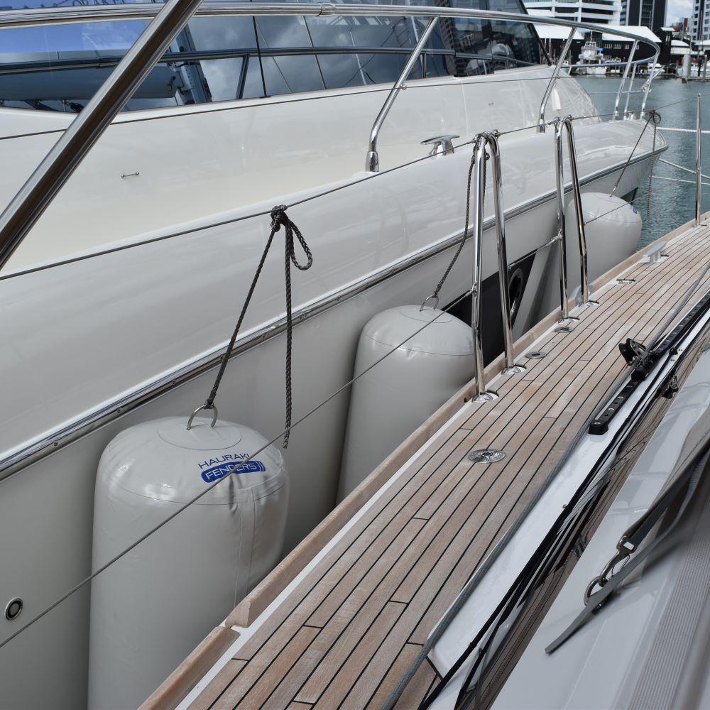 Hauraki Inflatable Fenders - light grey inflatable boat fenders