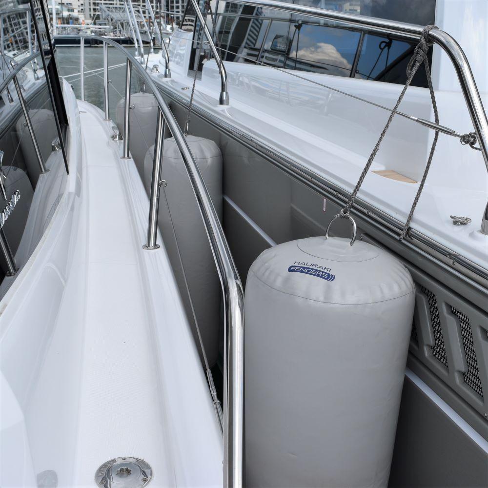 Hauraki Inflatable Fenders - light grey inflatable boat fenders